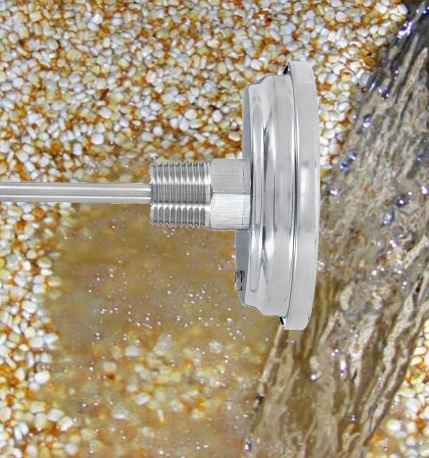 Stainless Steel Long Reach Dial Thermometer