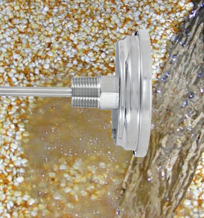 Stainless Steel Long Reach Dial Thermometer