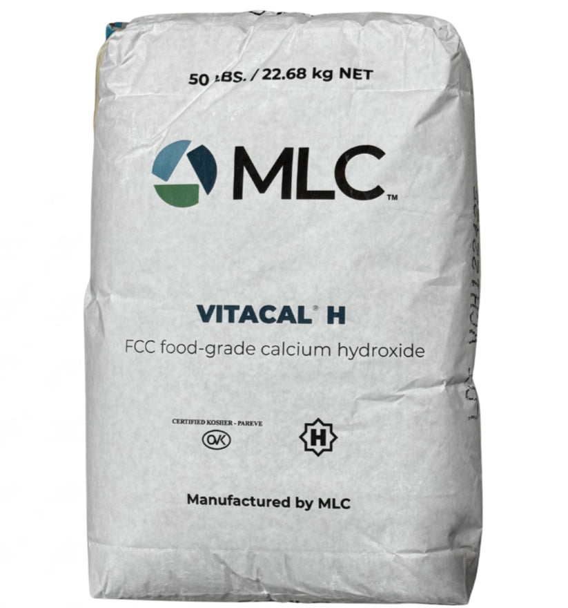 Cal (Calcium Hydroxide) for Nixtamalization, Food Grade Lime 50 lbs
