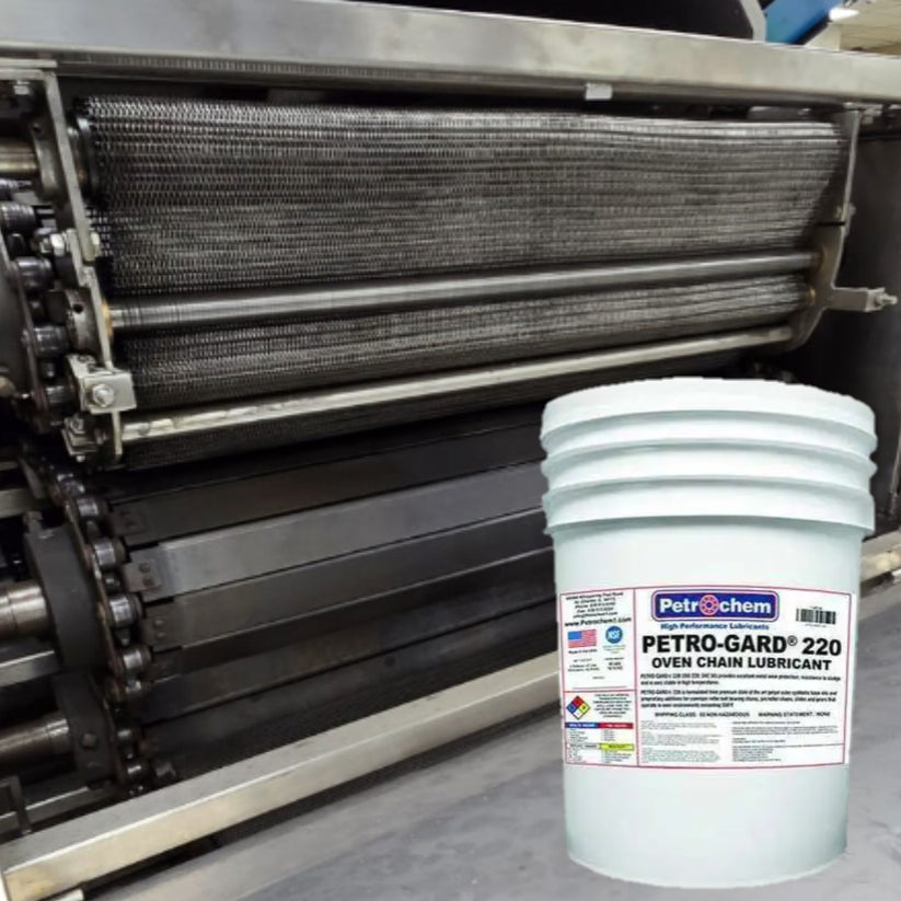 Petro-Gard 220/Food Safe/NSF Registered (H1) high temp, synthetic hot oven chain lubricant 5 US Gallon Pail