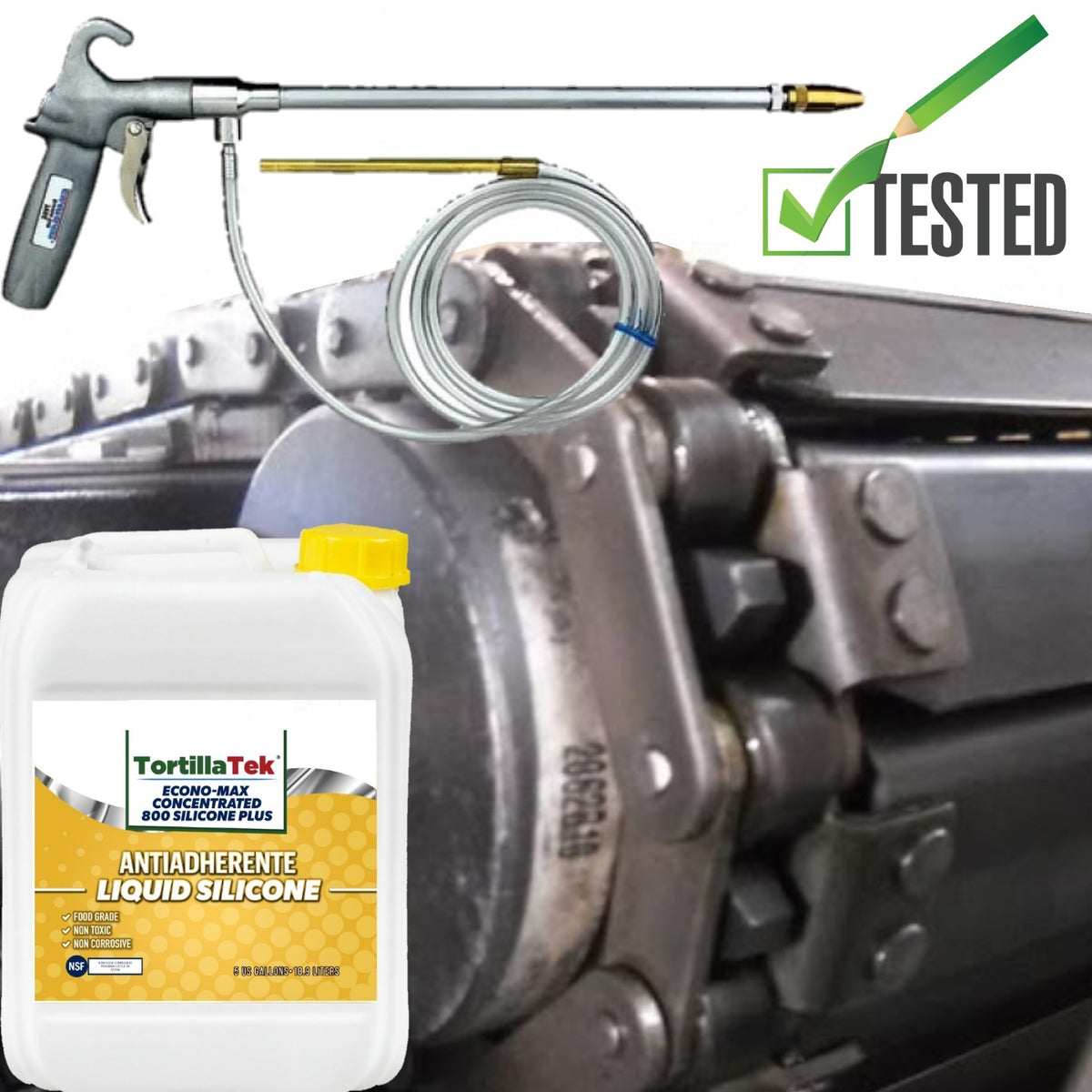 Apply Liquid Silicone with a New Adjustable Spray Gun