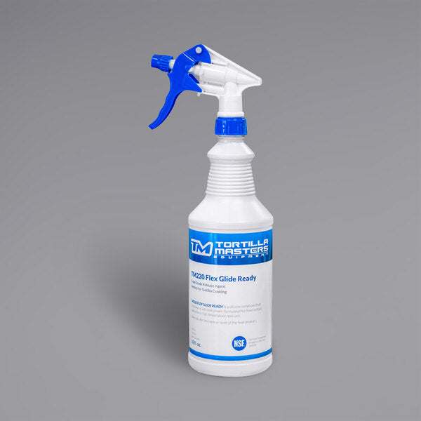 Tortilla Masters TM220-Q4 1 Qt. Flex Glide Ready Spray Release Agent for Tortilla Machines - 4/Case