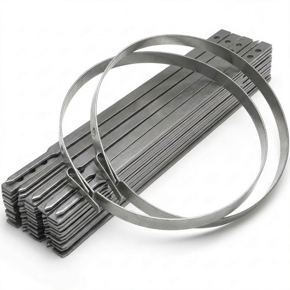 stainless steel bands/cinchos - 25 pcs/bundle