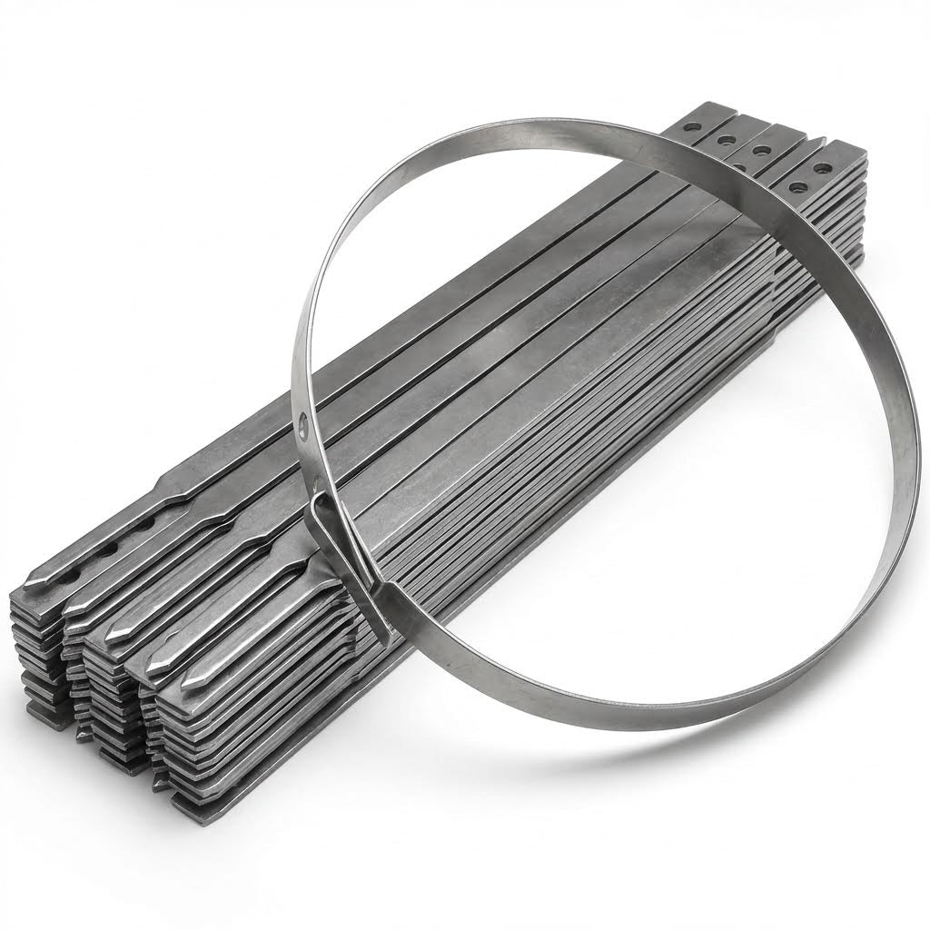 stainless steel bands/cinchos - 25 pcs/bundle