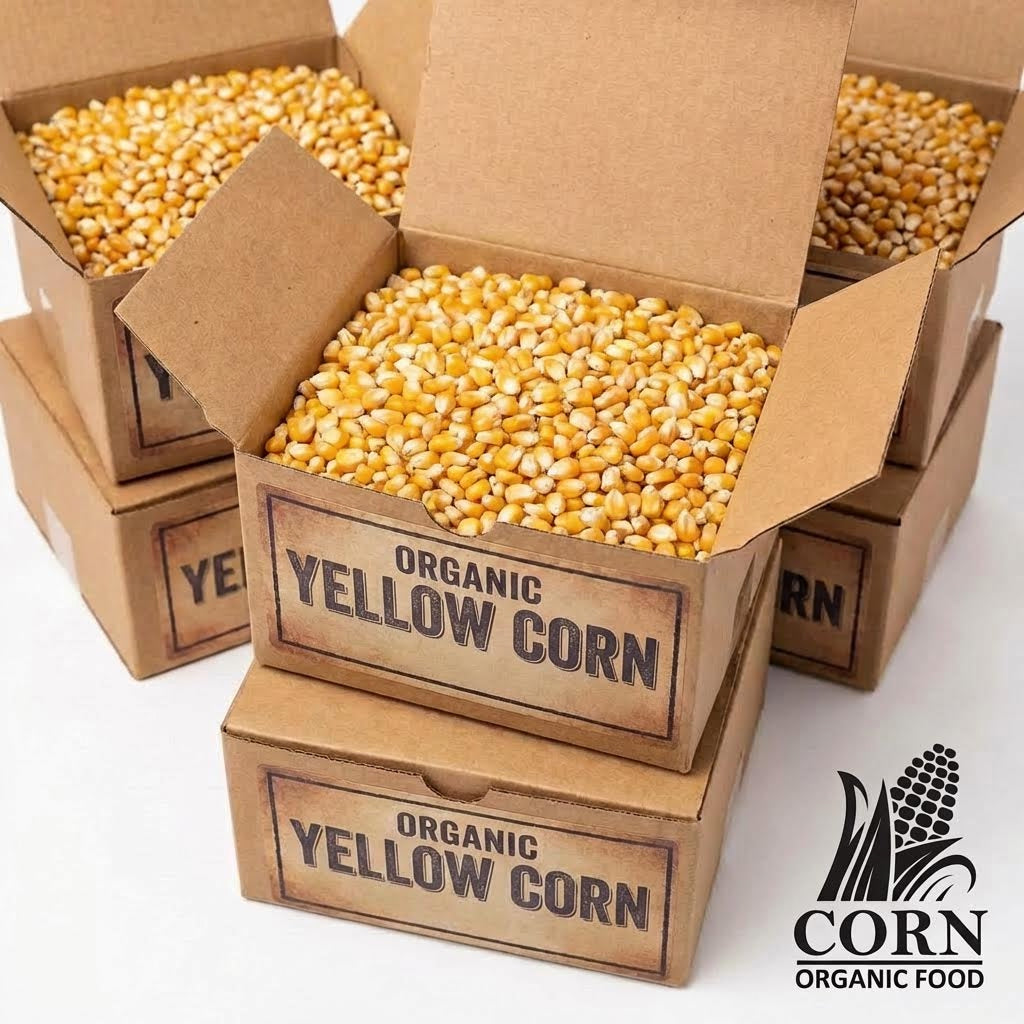 Dried Yellow Corn - Organic
