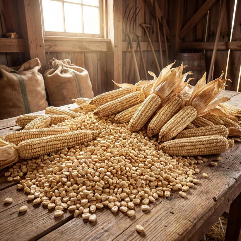 Dried White Corn - Organic