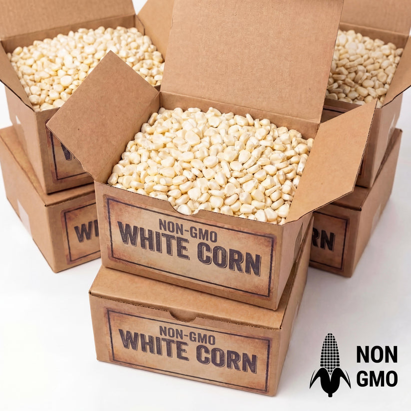 Dried White Corn - NON-GMO