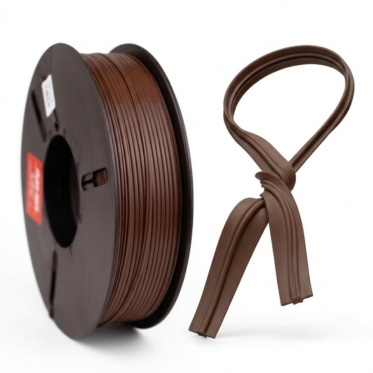 HDPLUS brown paper plastic twist tie spool for Tie-Matic machine