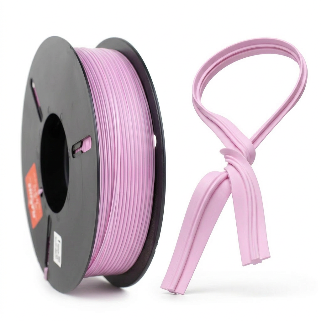 HDPLUS pink paper plastic twist tie spool for Tie-Matic machine