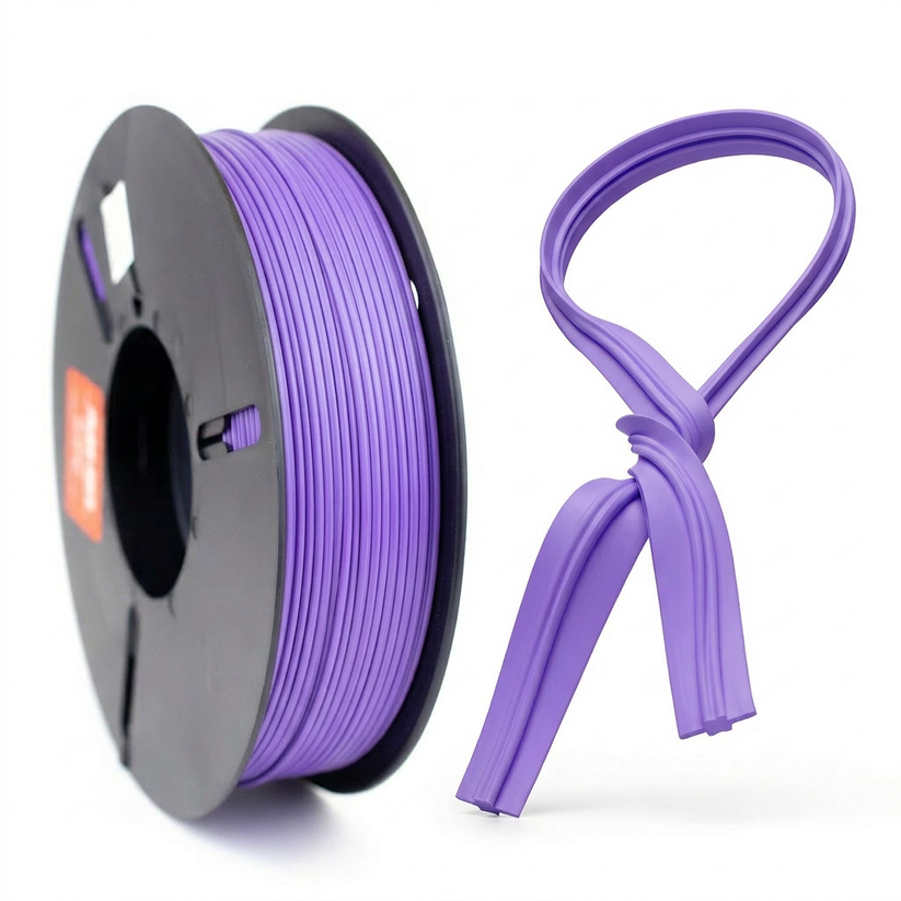 HDPLUS purple paper plastic twist tie spool for Tie-Matic machine