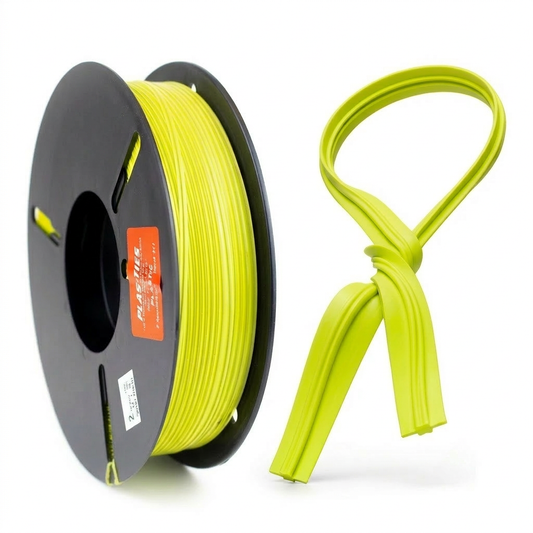 HDPLUS yellow paper plastic twist tie spool for Tie-Matic machine