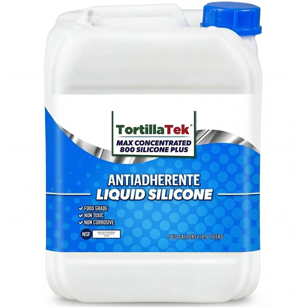 TortillaTek MAX 800 concentrated food safe silicone lubricant 5 gallon pail