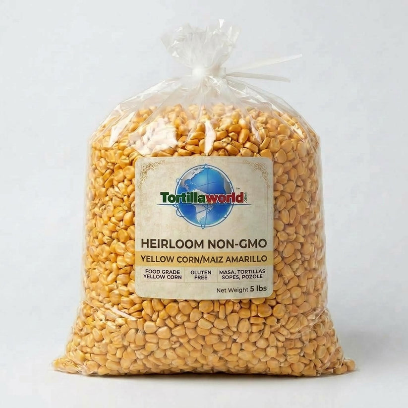 Yellow NON-GMO Heirloom Dried Dent Corn/Nixtamal