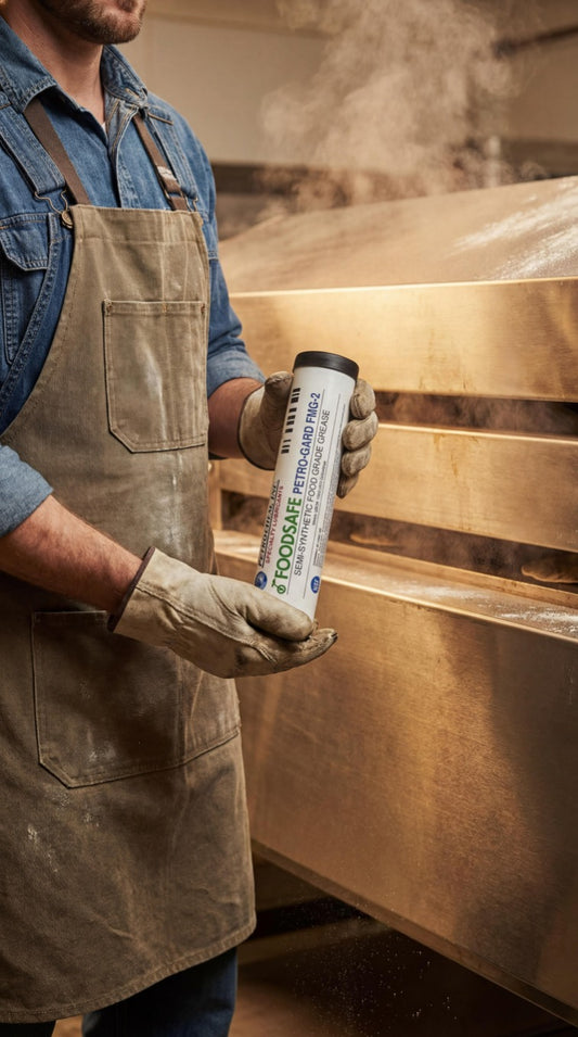 Food Safe, NSF Registered (H1) High Temp & Synthetic Grease Tube Cartridges, Petro-Gard FMG-2