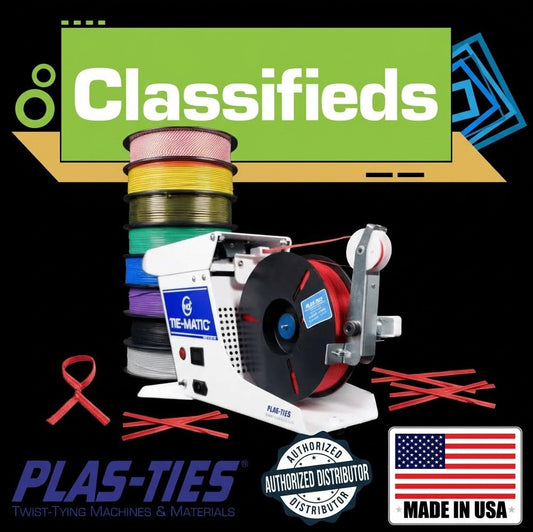 HD38 Tie-Matic Twist Tie Machine-P with Ink jet Printer
