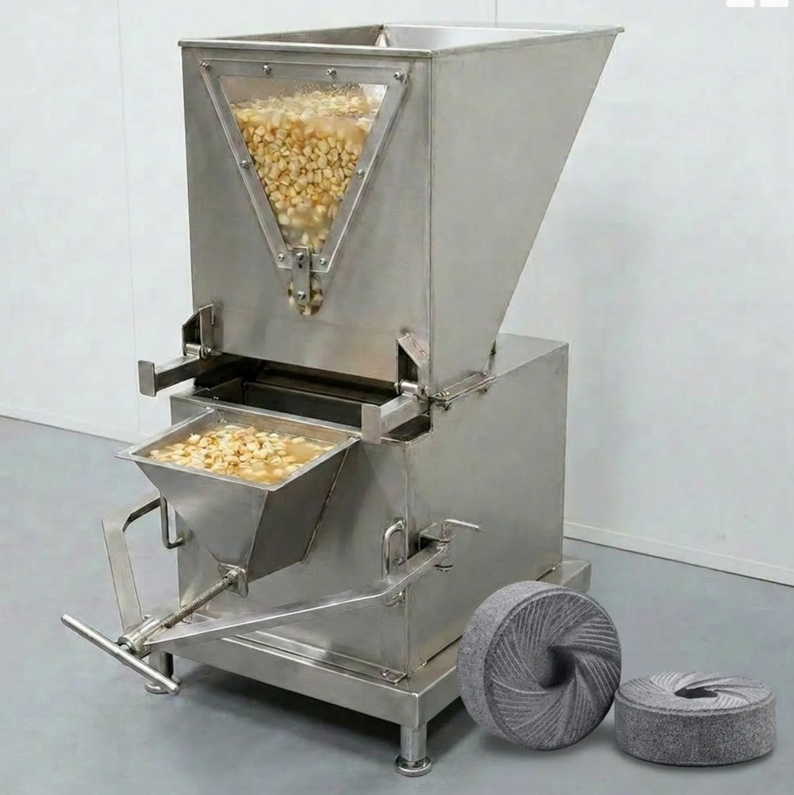 New volcanic stone mill grinder