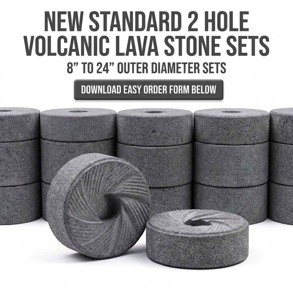 New volcanic stone mill grinder