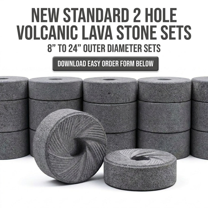 New volcanic stone mill grinder