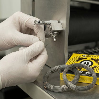¼ lb. case of stainless-steel music wire
