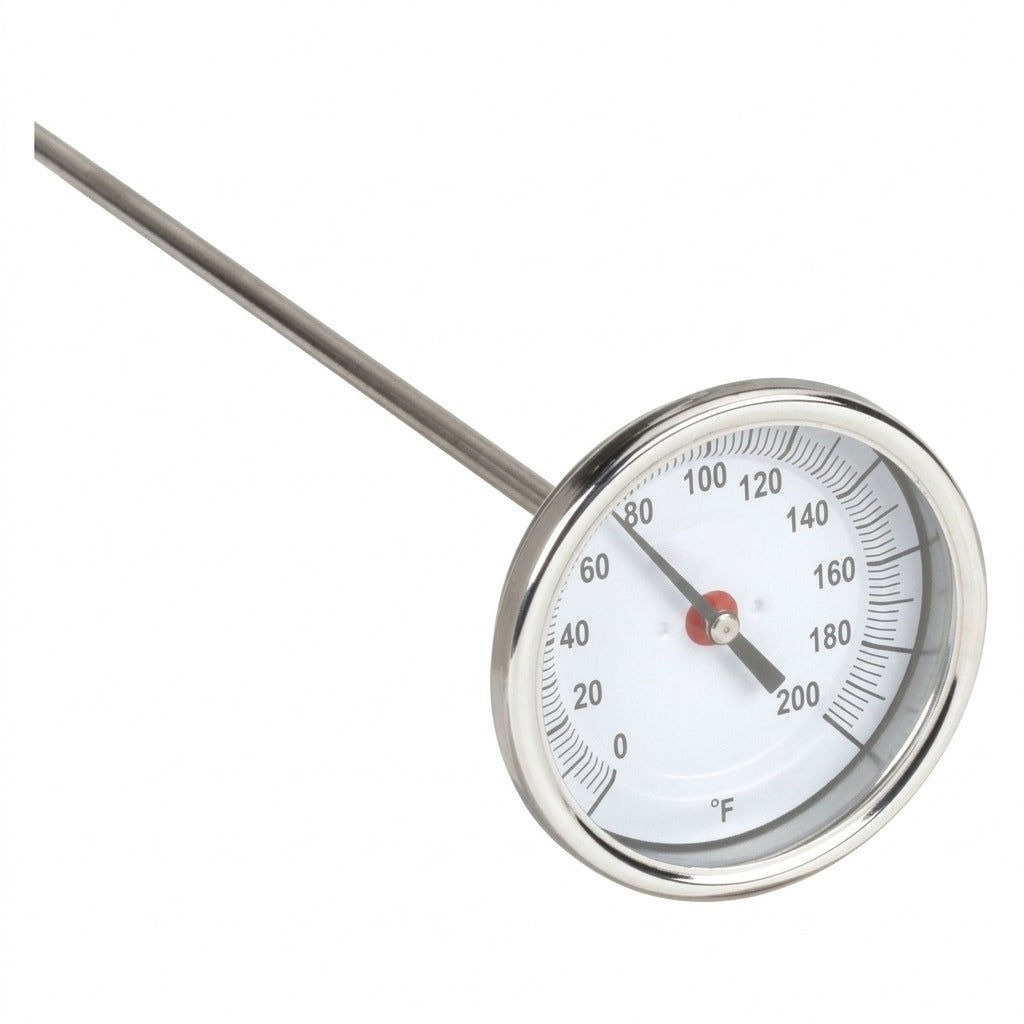 Stainless Steel long reach dial thermometer