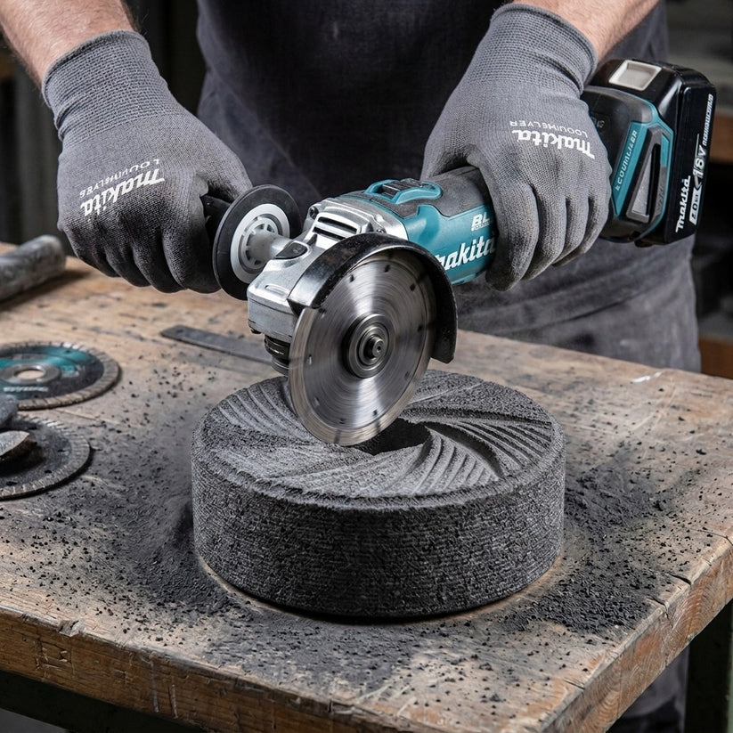Professional grade volcanic lava stone 4" diamond blade cutting disk kits
