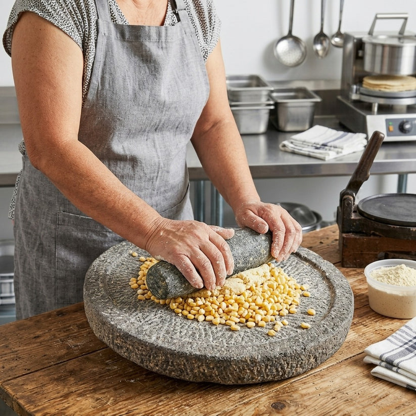 5-Pounds of Premium NON-GMO Blue Corn (Maíz Azul) Cleaned & Dried for Authentic Mexican Masa, Tortillas, Pozole, and Tamales