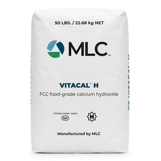 Cal (Calcium Hydroxide) for Nixtamalization, Food Grade Lime 50 lbs