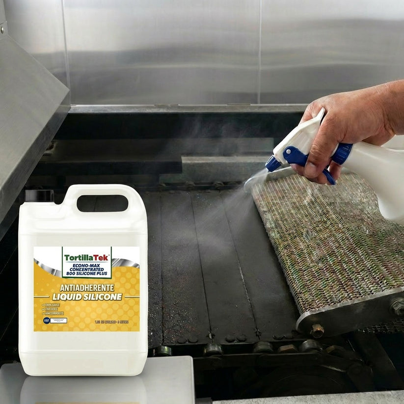 ECONO-MAX concentrated 800 silicone plus/ Antiadherente concentrado para sus comales tortilladoras (5 gallon pails/18.9 litros) 5 to 1 dilution ratio