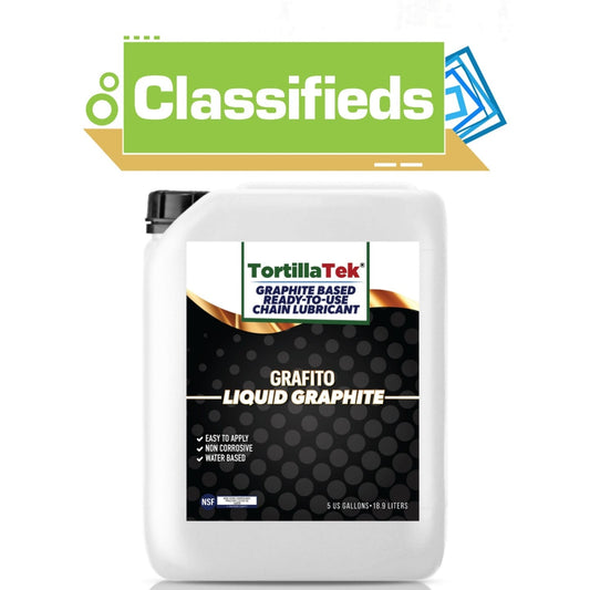 Tortilla oven lubricants 1