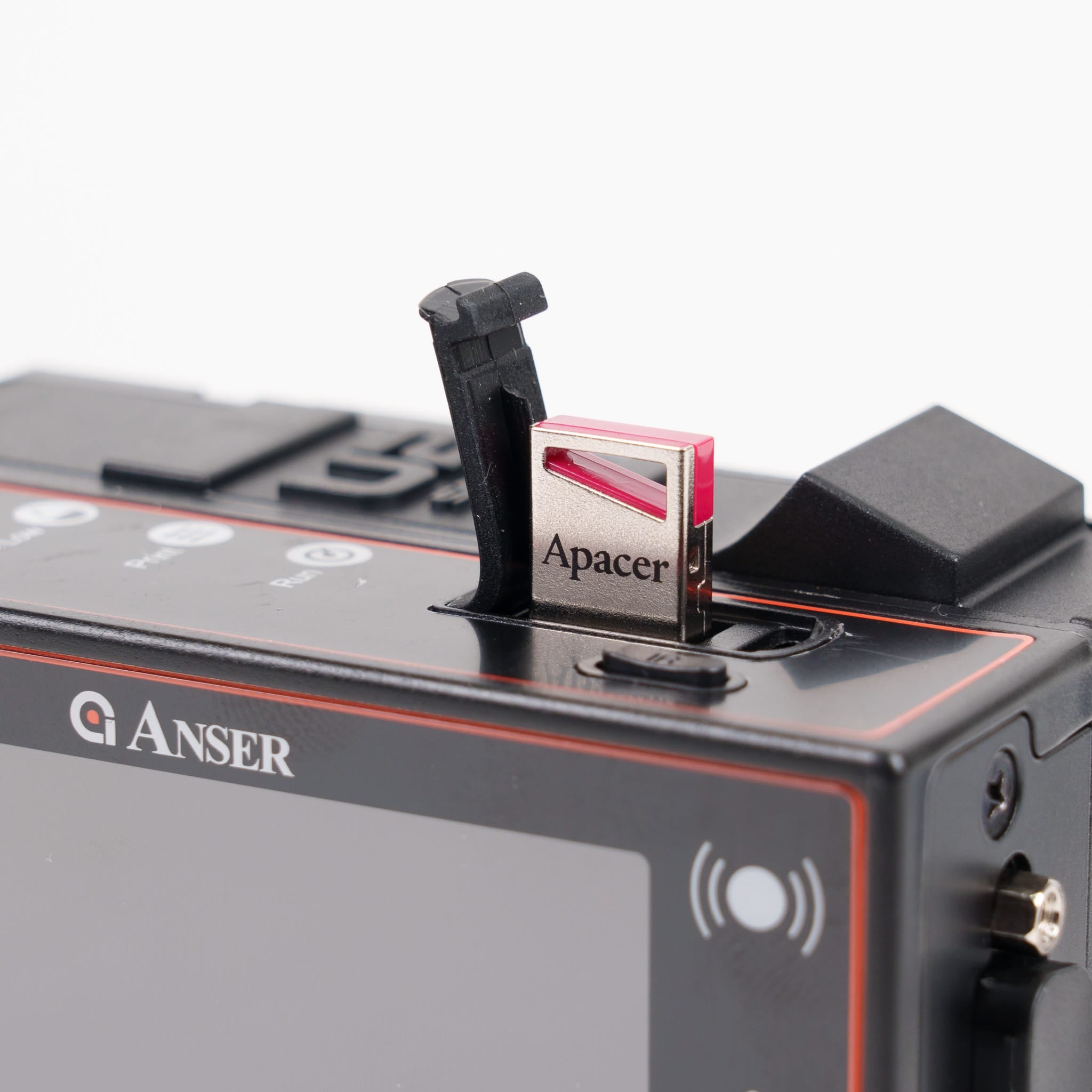 HD Series inkjet printer for twist tie machines print head detail