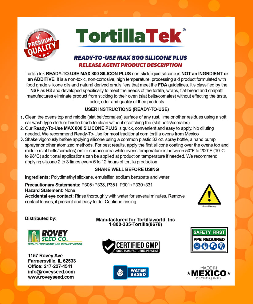 Ready-To-Use MAX 800 silicone plus 1