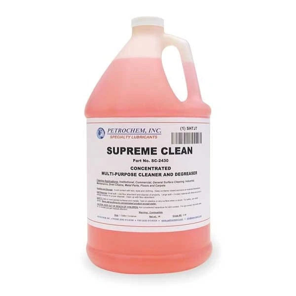 Petro-chem supreme clean multi-purpose cleaner and degreaser/1 gallon jugs