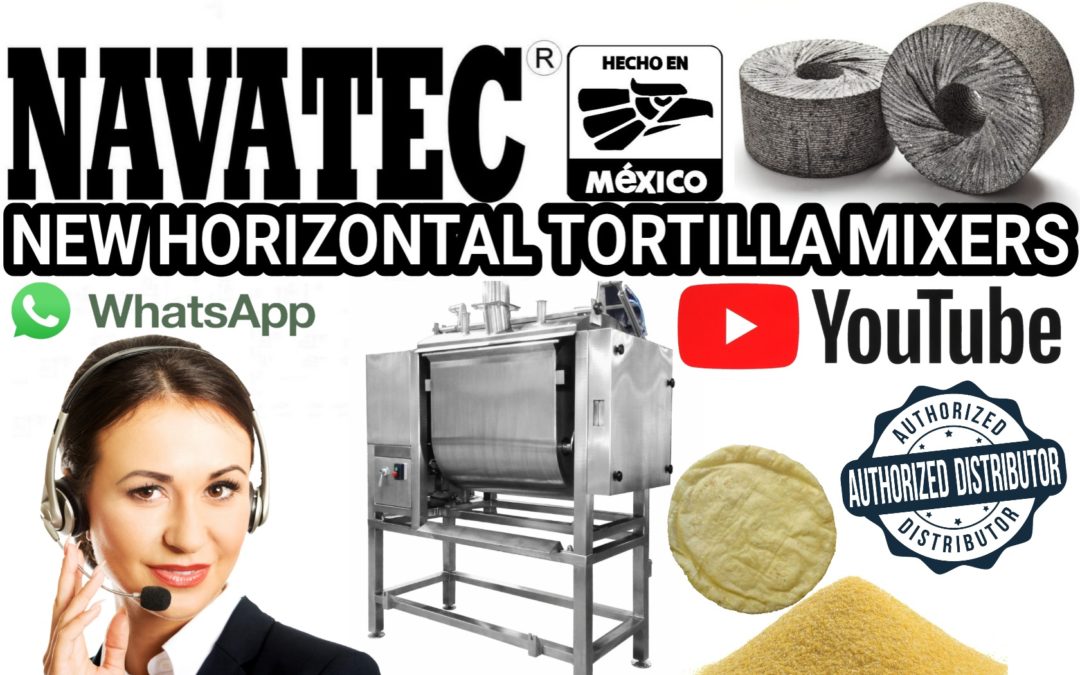 Navatec® horizontal tortilla mixers for sale